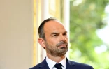 Le Premier ministre Edouard Philippe lors d'une conférence de presse à Paris le 31 août 2017