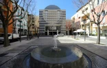 Une place de la technopole Sophia Antipolis le 13 mars 2019 dans le sud-est de la France