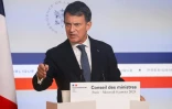 Le ministre des Outre-mer Manuel Valls à Paris, le 8 janvier 2025