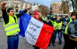 Manifestation de "gilets jaunes", Ă  Lille, le 3 janvier 2019