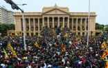 Protesters in Sri Lanka stormed President Gotabaya Rajapaksa's office after overrunning his residence