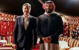 Le secrétaire d'Etat américain Antony Blinken rencontre le 8 janvier 2024 leprince héritier d'Arabie saoudite, Mohammed ben Salmane, près d'Al-Ula, ville historique du nord-ouest du royaume