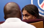 Fayza Lamari, la mère de Kylian Mbappé, lors de la présentation de l'attaquant français au Paris SG, à Paris, le 6 septembre 2017
