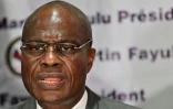 L'opposant Martin Fayulu qui conteste le résultat de la présidentielle de décembre en RDC s'adresse à la presse le 18 janvier 2019 à Kinshasa.
