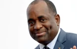 Le Premier ministre de la Dominique, Roosevelt Skerrit, le 11 juin 2017 à Bruxelles