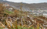 Les dégâts causés aux logements précaires de l'agglomération Kaweni de Mamoudzou, à Mayotte, le 19 décembre 2024