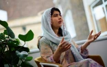 La Pakistanaise Malala Yousafzai, prix Nobel de la Paix, lors d'une interview avec l'AFP, le 12 juillet 2024 à Londres