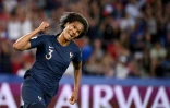 Wendie Renard avec l'équipe de France face aux Etats-Unis en Coupe du Monde, le 28 juin 2019 au Parc des Princes