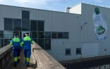 L'usine d'embouteillage de Volvic, le 5 mai 2021