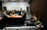 Cours de psychologie en amphi à l'Université Paul Valéry Montpellier 3 le 28 septembre 2015