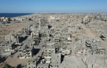 Vue aérienne des destructions à Gaza-ville, le 15 octobre 2025