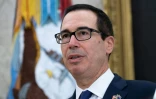 Le secrétaire au Trésor Steven Mnuchin, lors d'une réunion dans le Bureau ovale, le 20 septembre 2019 à Washington.