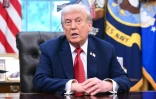Le président américain Donald Trump dans le Bureau ovale de la Maison Blanche, le 25 septembre 2025 à Washington