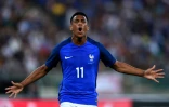 Anthony Martial, auteur du premier but de l'équipe de France face à l'Italie à Bari, le 1er septembre 2016