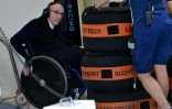Frank Williams dans les stands de l'écurie Williams sur le circuit du Grand Prix d'Autriche à Spielberg le 19 juin 2015