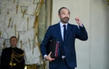 Le Premier ministre Edouard Philippe à la sortie du Conseil des ministres au Palais de l'Elysée à Paris, le 10 octobre 2018