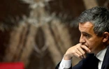 Le ministre de l'Intérieur Gérald Darmanin, le 17 octobre 2023 à l'Assemblée, à Paris