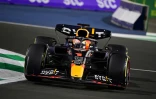 Le pilote Red Bull Max Verstappen lors de la 2e séance d'essais libres du GP d'Arabie saoudite à Jeddah, le 25 mars 2022