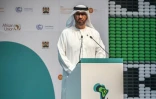 Le président du COP28 Sultan Al Jaber lors du sommet africain sur le climat à Nairobi, le 5 septembre 2023