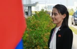 Kim Yo Jong, la soeur du dirigeant nord-coréen Kim Jong Un, le 13 septembre 2023 pendant une visite en Russie