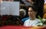 La dirigeante birmane Aung San Suu Kyi à Rangoun, le 17 août 2017