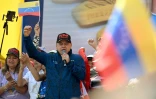 Le puissant ministre de l’Intérieur vénézuélien, Diosdado Cabello, un dur, a pris la parole lors d’un rassemblement appelant à la libération du président évincé Nicolas Maduro, le 6 janvier 2026