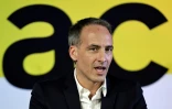 Le leader de Place Publique Raphaël Glucksmann lors du congrès de son parti, le 16 mars 2025 à Paris