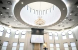 L'imam Yasir Qadhi lors de la prière du vendredi à la mosquée de Plano, le 11 avril 2025 au Texas