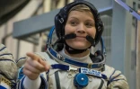 L'astronaute américaine Anne McClain, en novembre 2019 au Centre d'entraînement des cosmonautes près de Moscou