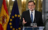 Le Premier ministre espagnol Mariano Rajoy tient une conférence de presse à Madrid, le 28 août 2016