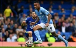 L'attaquant brésilien Gabriel Jesus décisif dans la victoire de Manchester City contre Chelsea à Stamford Bridge, le 25 septembre 2021 