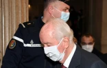 L'ex-Premier ministre Edouard Balladur arrive à son procès, devant la Cour de justice de la République à Paris, le 19 janvier 2021