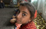Une jeune fille dans le camp pour déplacés de Jadaa, dans le nord de l'Irak, le 11 mai 2022