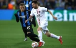 Lionel Messi, titularisé pour la première fois en Ligue des champions avec le Paris Saint-Germain lors du match nul entre le PSG et Bruges (1-1) mercredi 15 septembre à Bruges 