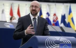 Le président du Conseil européen Charles Michel, le 6 avril 2022 à Strasbourg