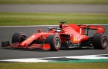 L'Allemand Sebastian Vettel lors des qualifications du GP des 70 ans de la F1, à Silverstone, le 8 août 2020