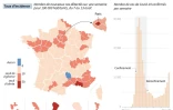 Covid-19 : Incidence et cas hebdomadaires en France