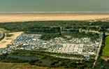 Photo prise le 16 août 2016 de la Jungle à Calais