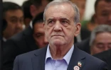 Le président iranien Massoud Pezeshkian, le 1er septembre 2026 lors d'un sommet de l'Organisation de coopération de Shanghai à Bishkek