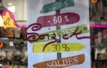 Promotions dans un magasin parisien le 8 janvier 2019