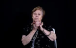Malka Zaken, survivante du camp d'extermination nazi d'Auschwitz, le 16 décembre 2019 à Tel-Aviv