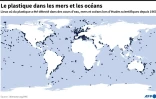 Le plastique dans les mers et les océans