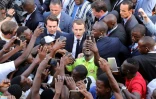 Le président français Emmanuel Macron à Ougadougou, au Burkina Faso, le 28 novembre 2017