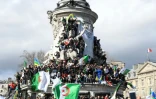 Des manifestants rassemblés à Paris le 10 mars 2019 contre un 5e mandat du président Abdelaziz Bouteflika