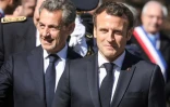 Nicolas Sarkozy et Emmanuel Macron aux Glières le 31 mars 2019