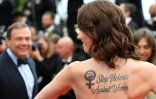 L'actrice belgo-néerlandaise Sand Van Roy sur le tapis rouge du 72e festival de Cannes, le 19 mai 2019
