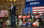 Ron DeSantis à Davenport dans l'Iowa le 13 janvier 2024