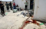 Sur le site d'une maison après un assaut meurtrier de troupes israéliennes à Tamoun, dans le nord de la Cisjordanie occupée, le 15 mai 2025.