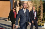 Le Premier ministre belge Charles Michel à son arrivée à la conférence des Nations unies sur les migrations, le 10 décembre 2018 à Marrakech (Maroc)