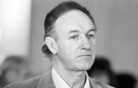 L'acteur américain Gene Hackman le 7 janvier 1985 à Paris durant le tournage du film "La cible" d'Arthur Penn
